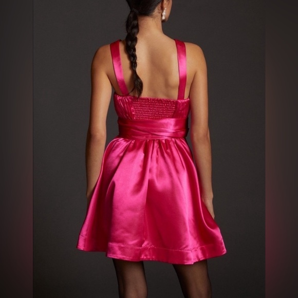NWT Anthropologie Maeve Bow-tie Satin Mini Dress Pink Summer Prom
Dance New - Picture 2 of 5